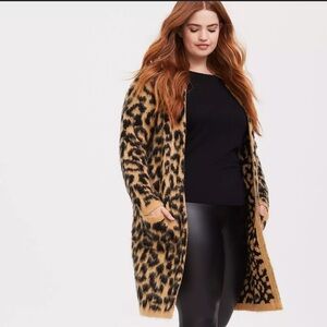 Torrid Black Cardigan Sweater